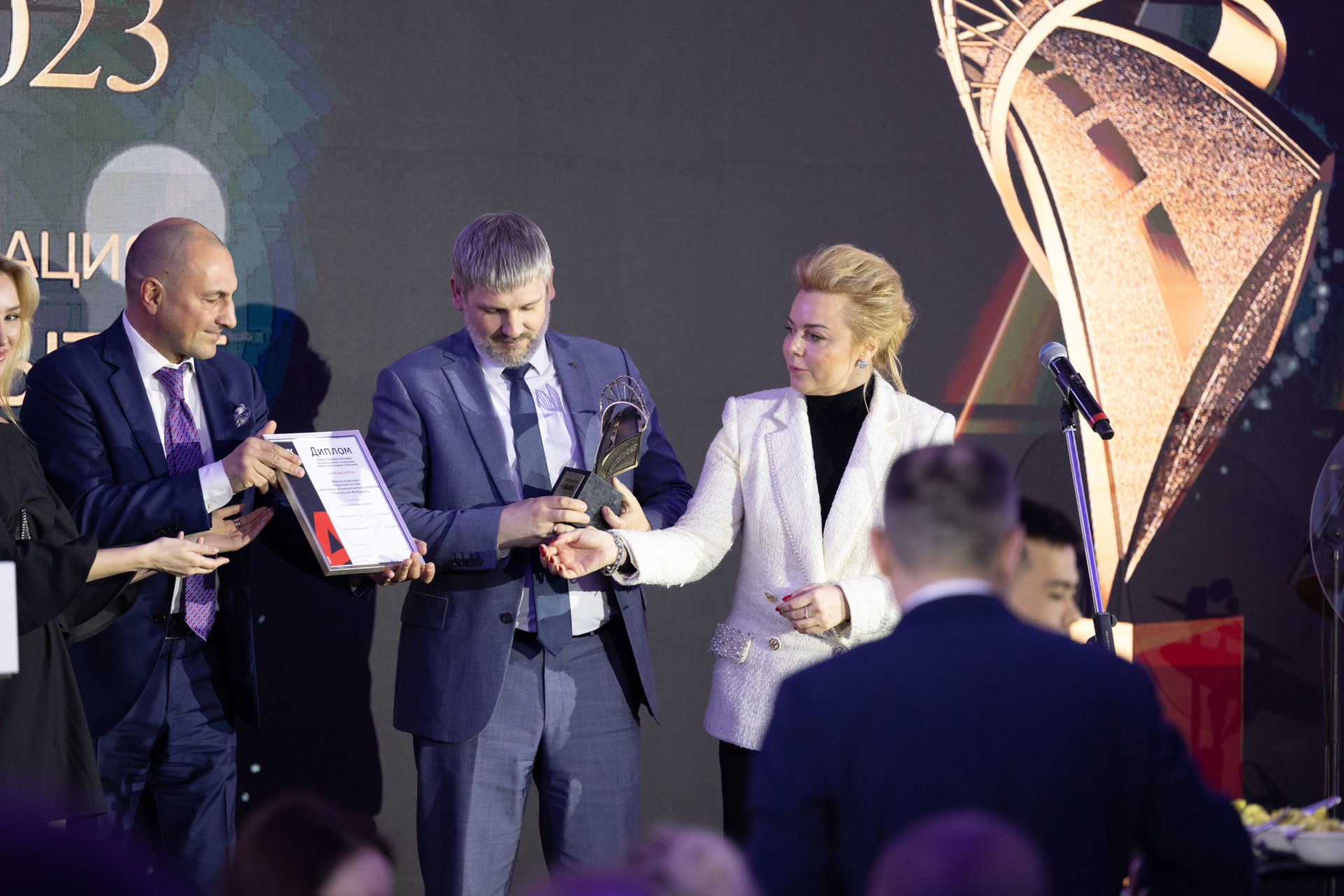 Unico-s на церемонии награждения победителей премии НАИК