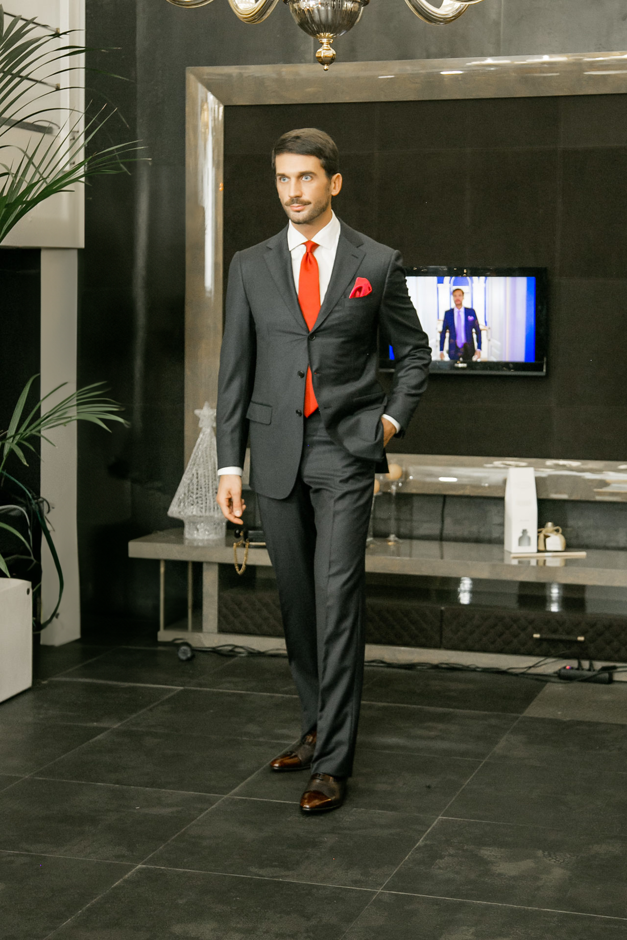 Фоторепортаж презентации салона мужской одежды Unico-s